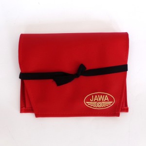 Pokrowiec na narzędzia, czerwony, z logo JAWA, sztuczna skóra, Jawa, CZ