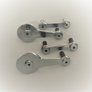 A set rocking lever suspension arms, 7mm, chrome, Jawa 175/250  Special