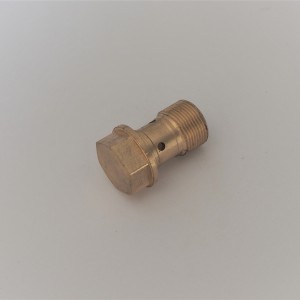 Float chamber holding bolt, Jikov 2924H, 2924HZ, 2924TR, brass, Jawa, CZ