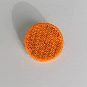 Rückstrahler orange, mit Schraube, 60 mm, Plast, Jawa, CZ