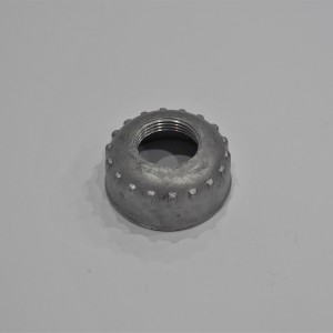 Mutter für Vergaserdeckel,Durchmesser 48 mm, Höhe 22 mm Aluminium, Jawa, CZ
