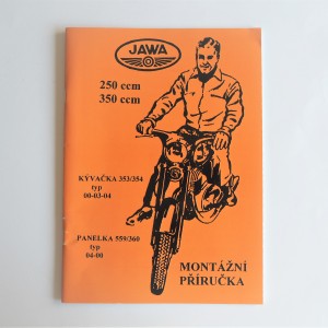 Werkstatthandbuch JAWA KYVACKA 353/354, PANELKA 559/360 - S.TSCHECHISCH, RUSSISCH A4-Format, 68 Seiten
