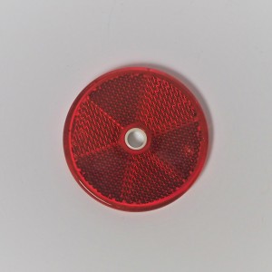 Rückstrahler, Rot, auf der Schraube, 60 mm, Plast, Jawa, CZ