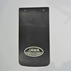 Spritzschutz, weiß logo JAWA
