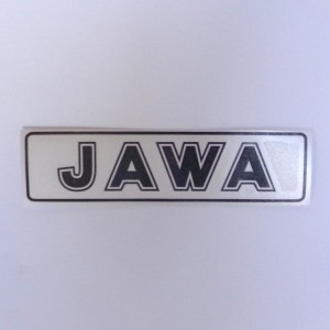 Aufkleber JAWA, schwarz, 140x35 mm