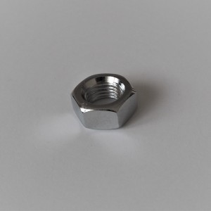Nut for wheel shaft M14x1,5mm, chrome, Jawa, CZ