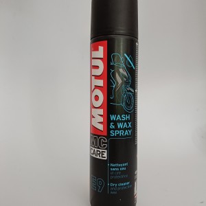 MOTUL E9 WASH & WAX SPARY motorbike cleaner 400ml